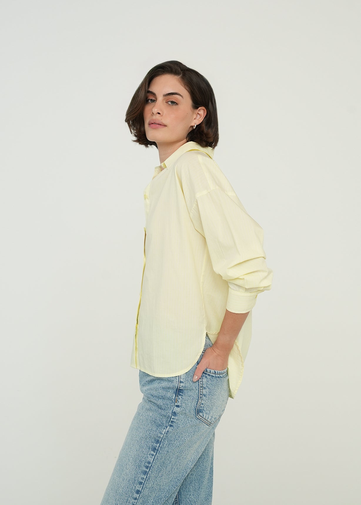 Camisa manga larga en algodón - Amarillo 14_011H312_AMA120521_5