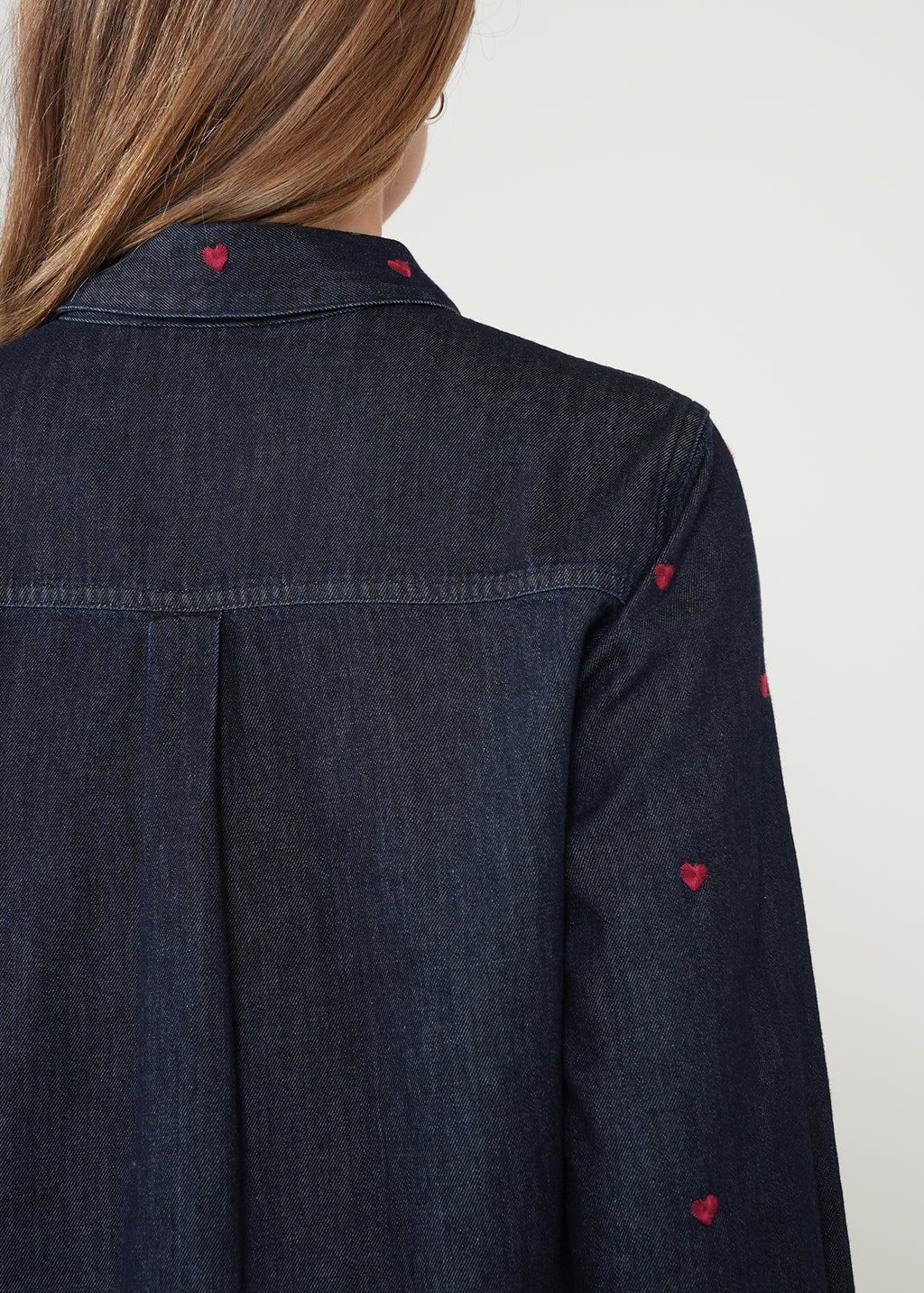 Camisa con mini corazones - Azul 14_011H331_AZU194227_6