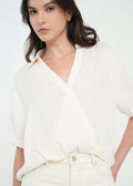 Camisa con diseño cruzado - Crudo 14_011H371_CRU111001_0
