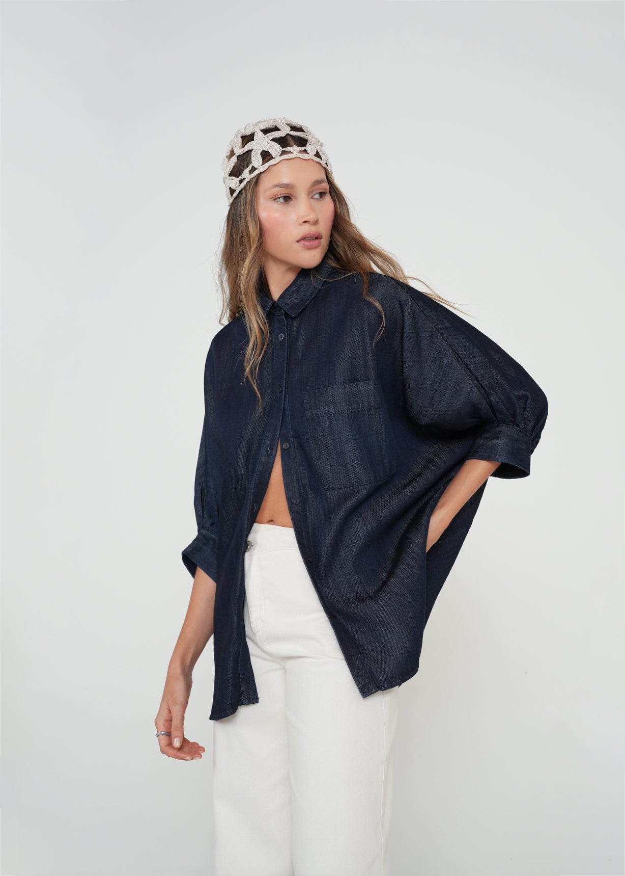 Camisa oversiza tipo denim - Azul 14_012H339_AZU194227_3