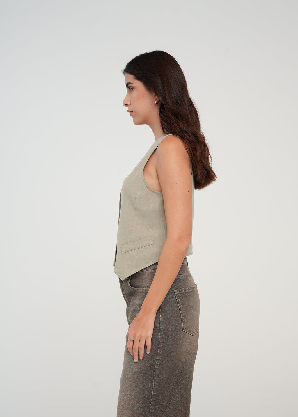 Camisa tipo chaleco - Gris 14_019G347_GRI171107_3