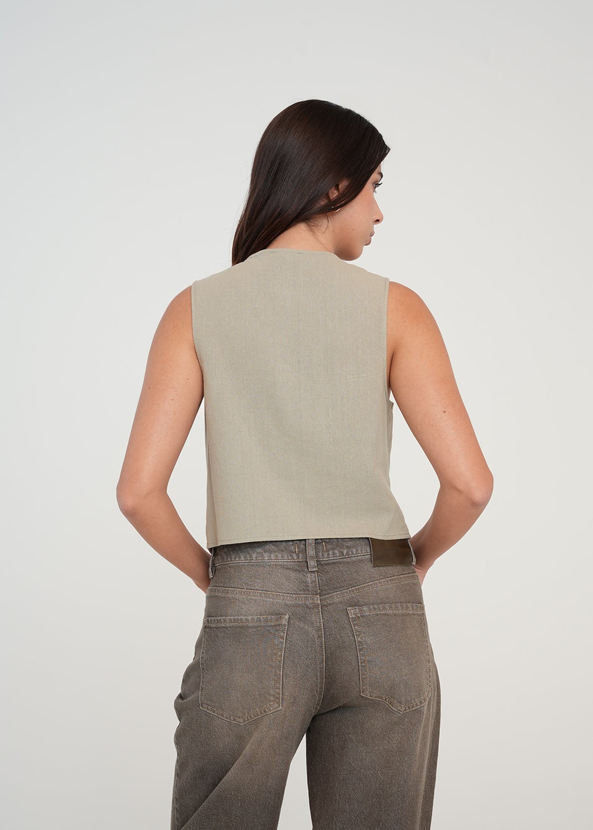Camisa tipo chaleco - Gris 14_019G347_GRI171107_5