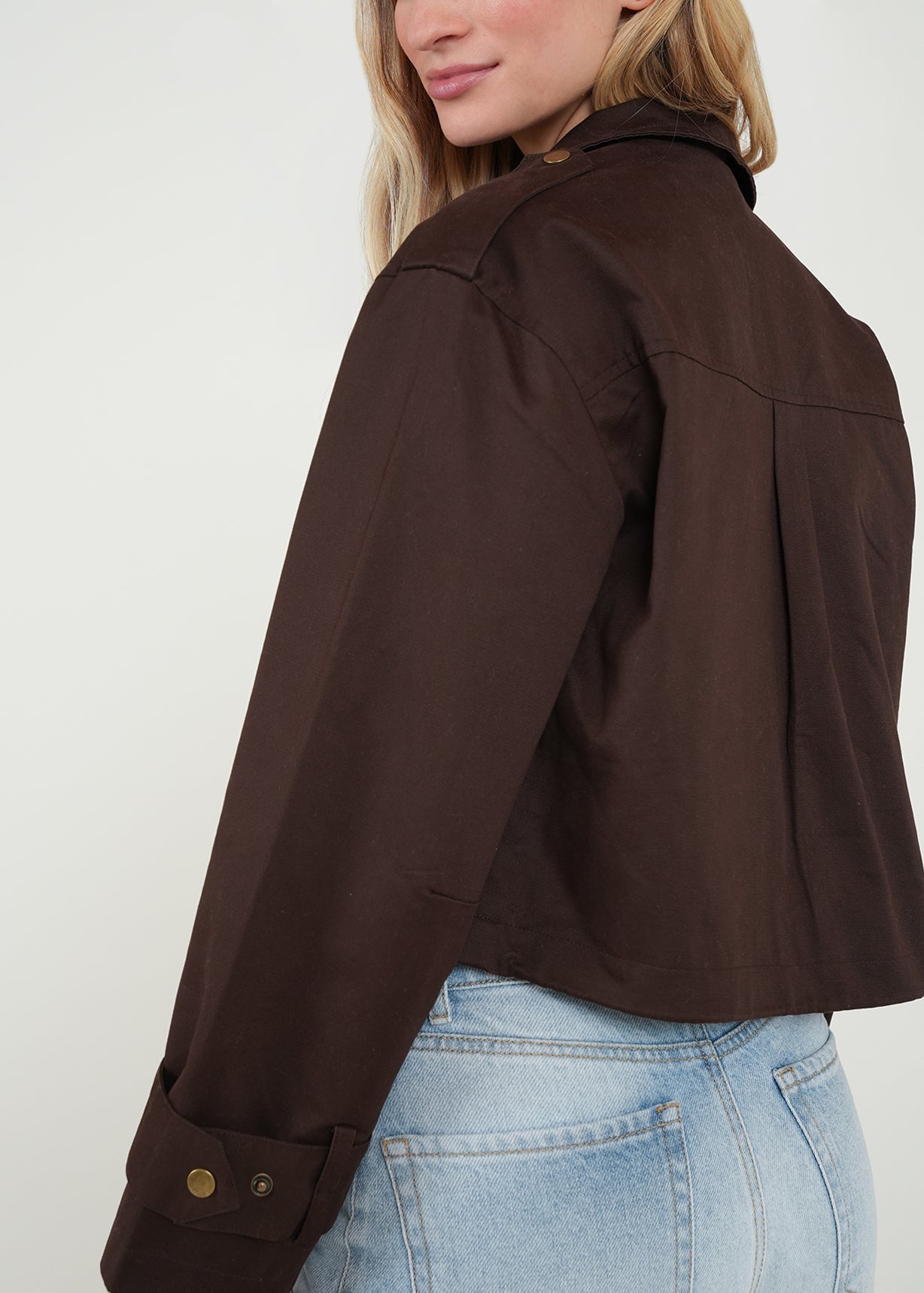 Chaqueta corta con cierre - Café 14_022H058_CAF191016_6