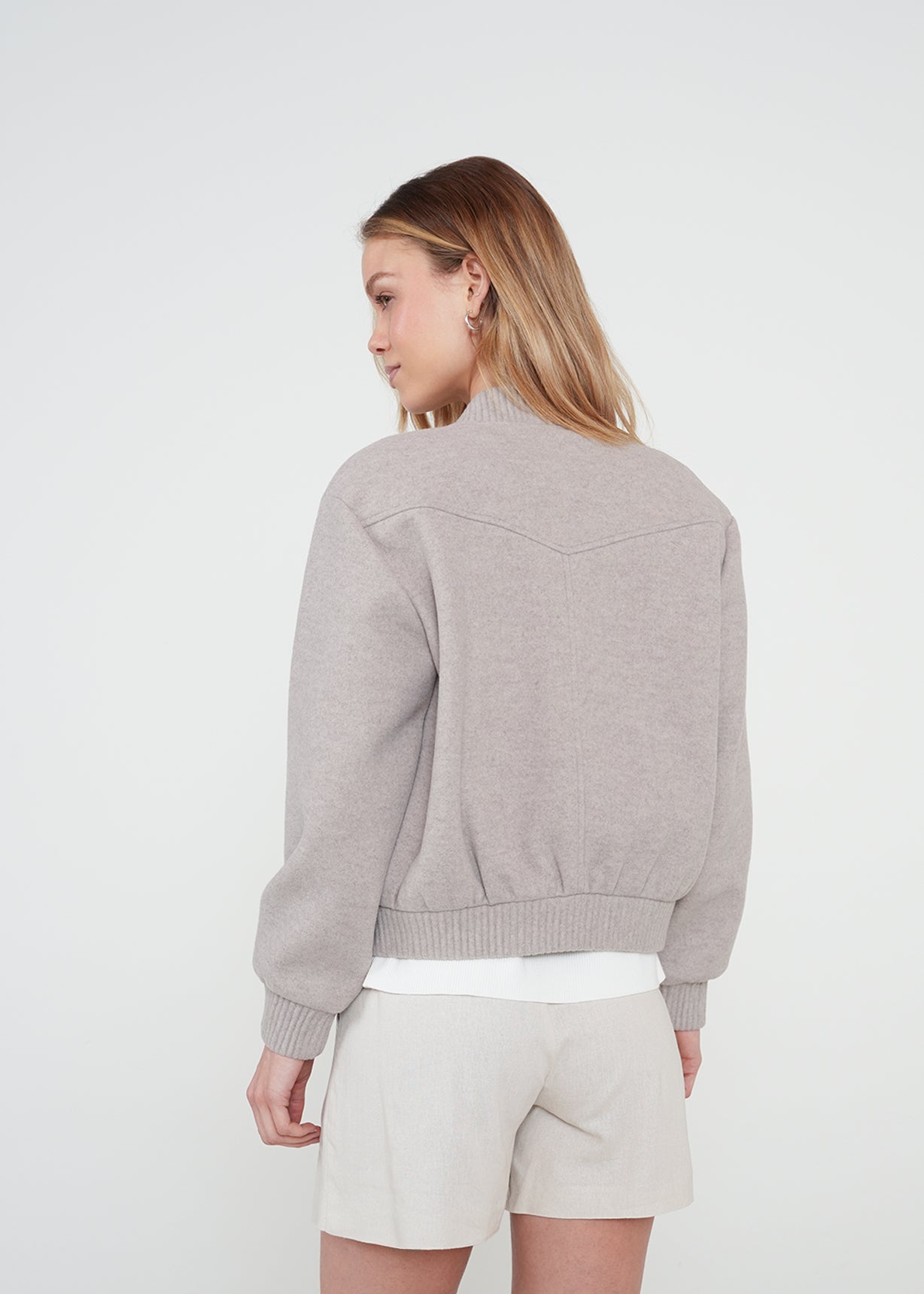 Chaqueta tipo bomber - Gris 14_022H066_GRI144103_7