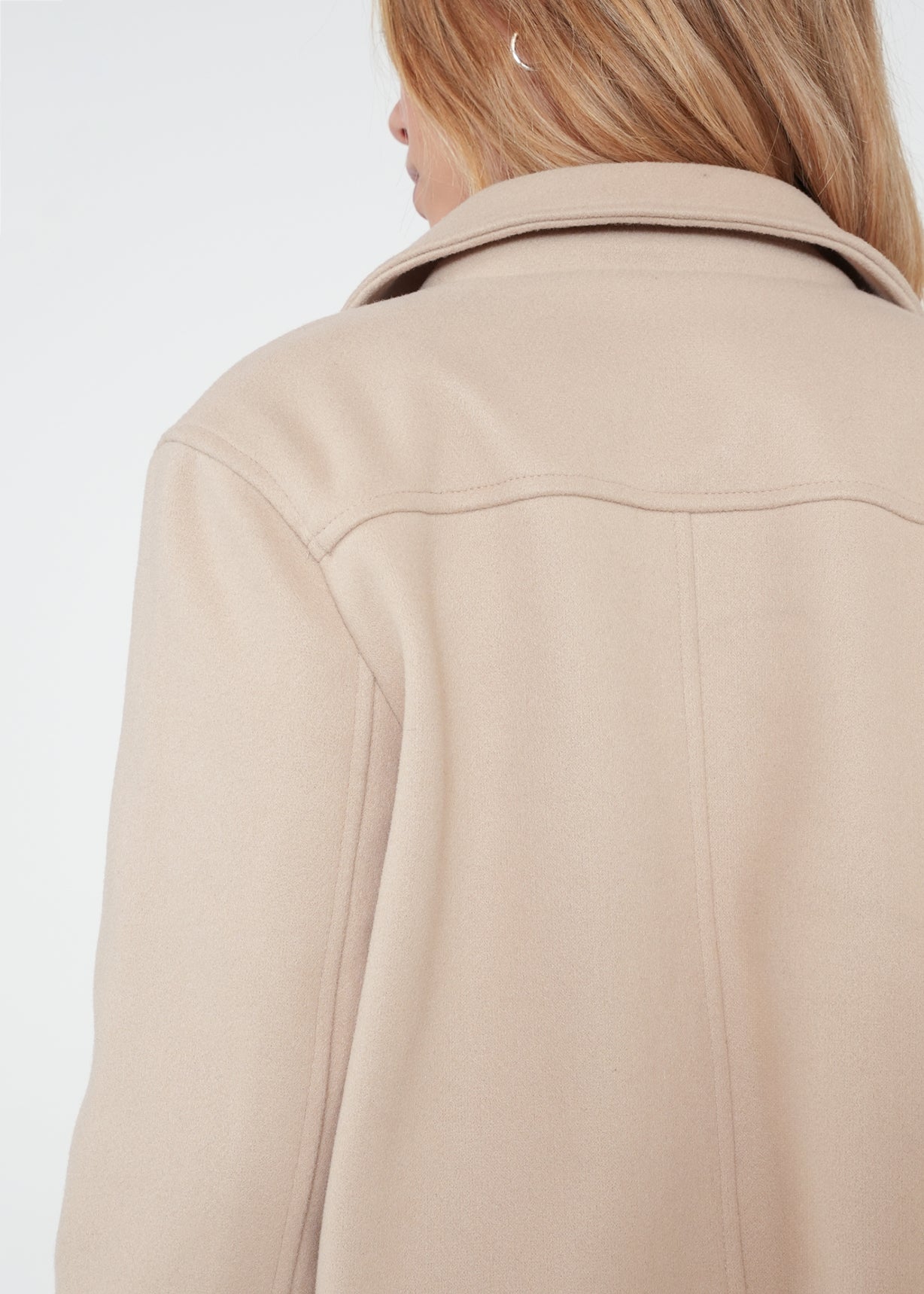 Chaqueta corta con botones - Beige 14_022H068_BEI151307_6