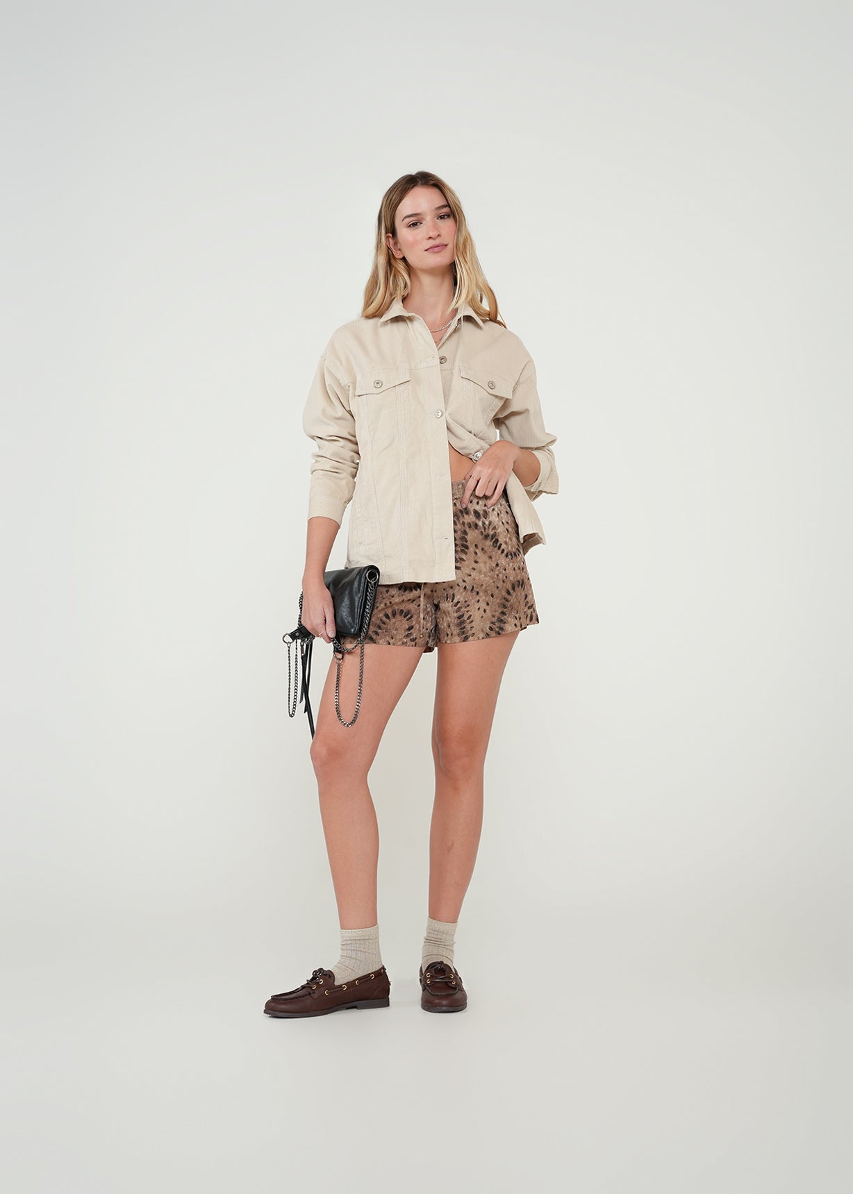 Chaqueta larga con bolsillos - Beige 14_022H360_BEI161010_3
