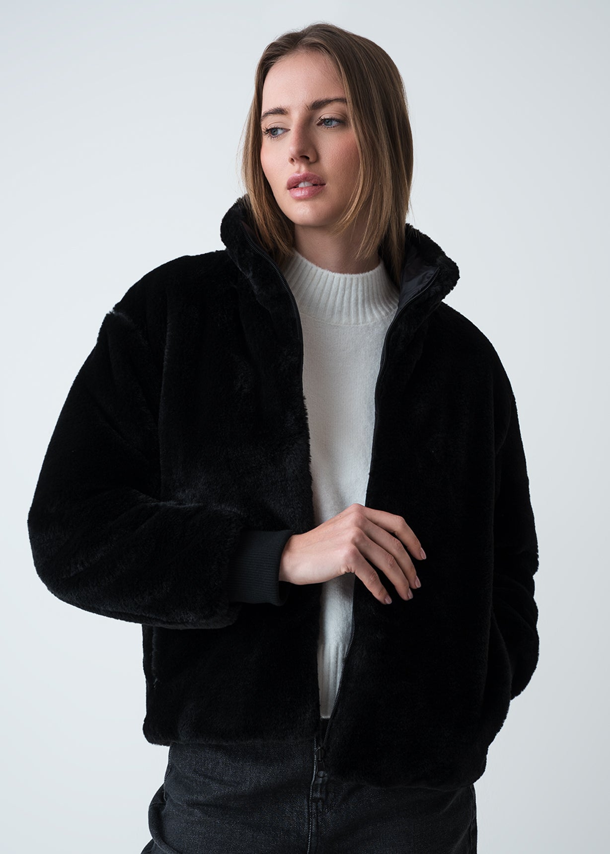 Chaqueta doble faz acolchada - Negro 14_029G033_NEG193909_0