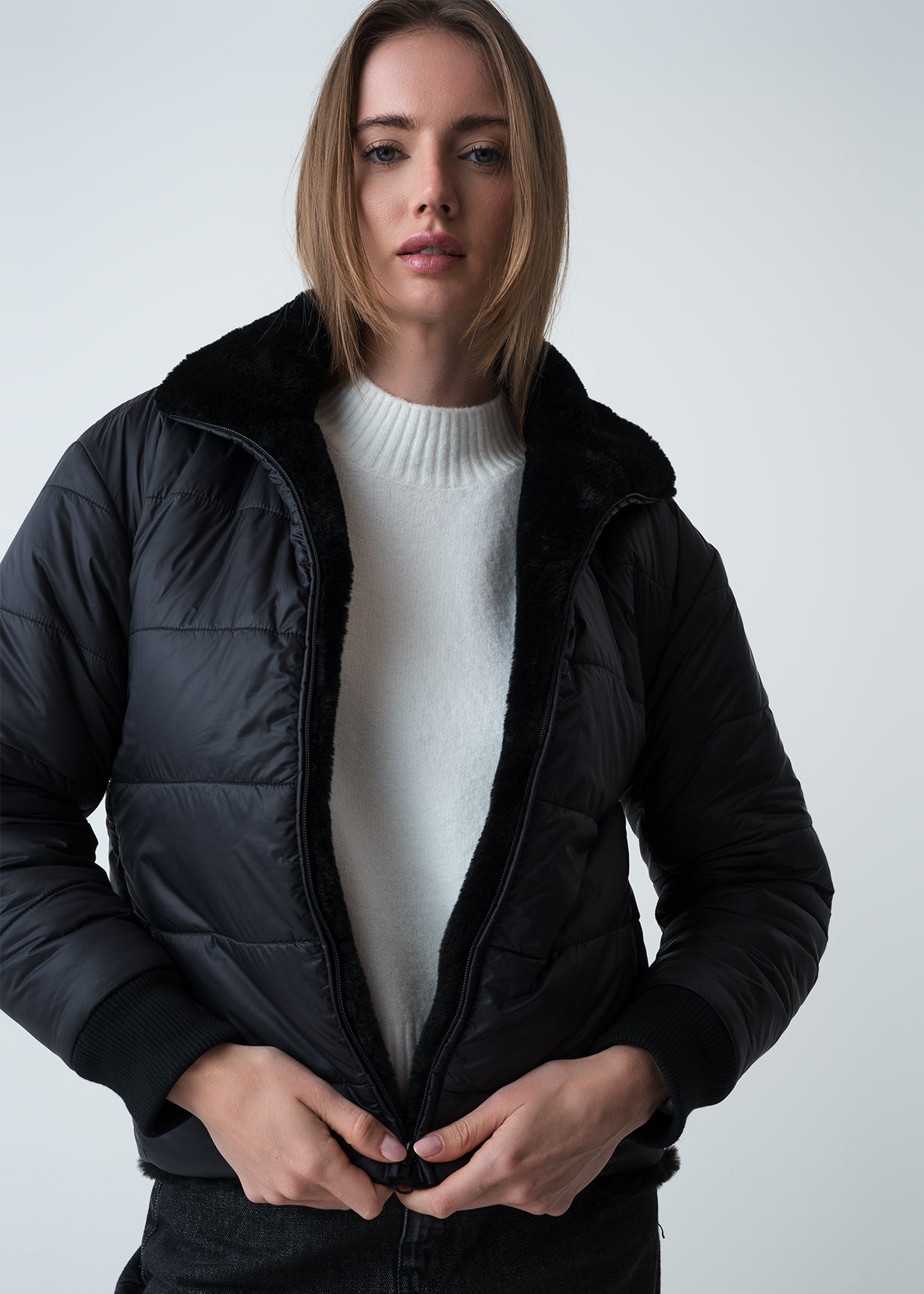 Chaqueta doble faz acolchada - Negro 14_029G033_NEG193909_4
