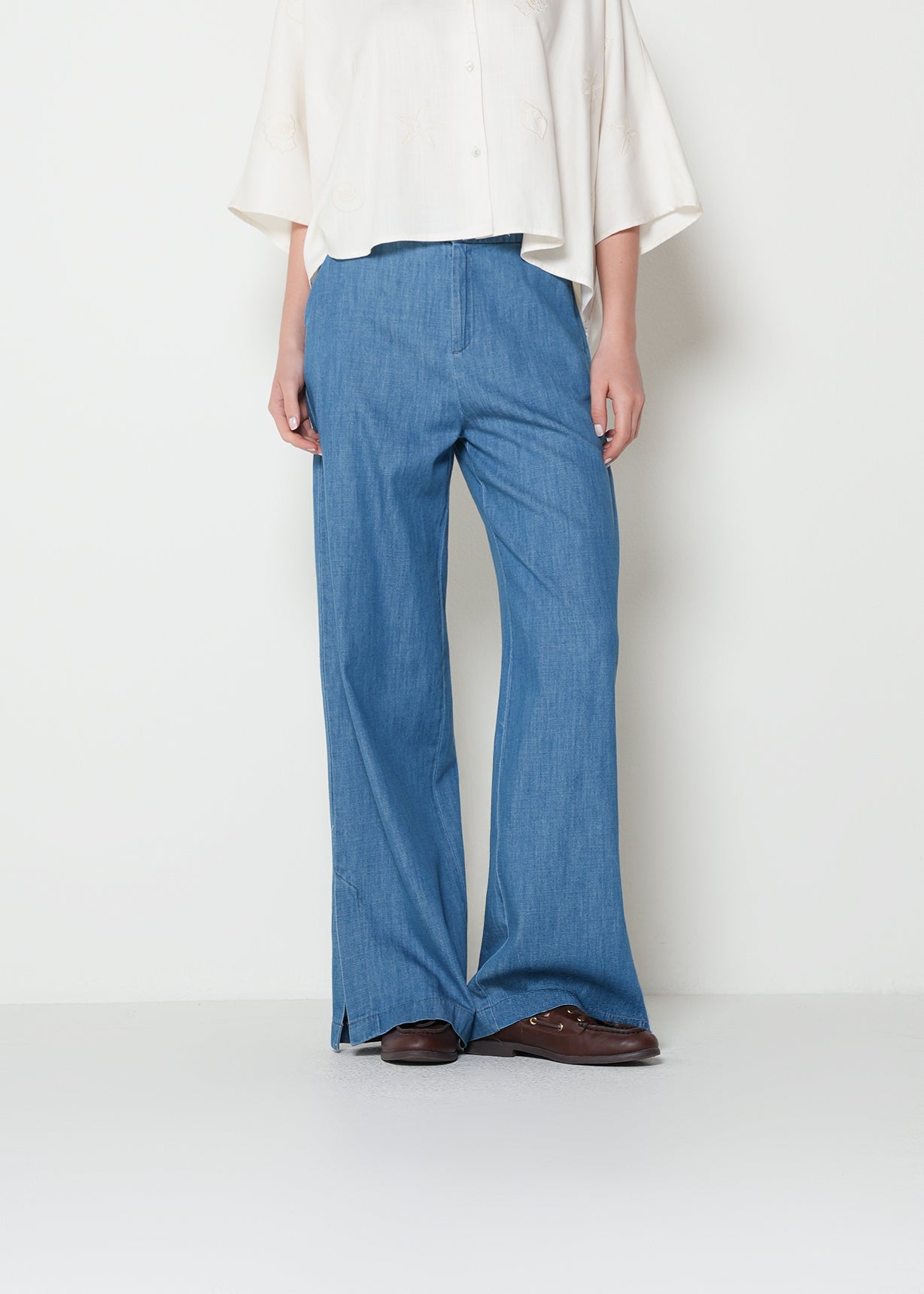 Pantalón amplio tipo denim - Azul 14_032H335_AZU183928_0