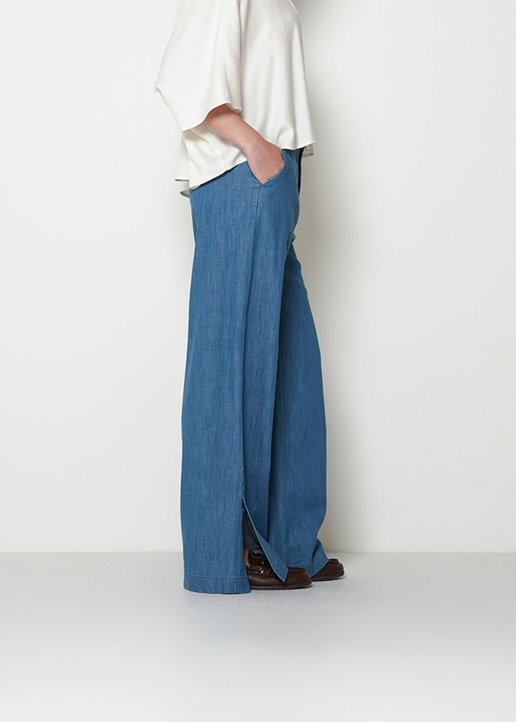 Pantalón amplio tipo denim - Azul 14_032H335_AZU183928_3