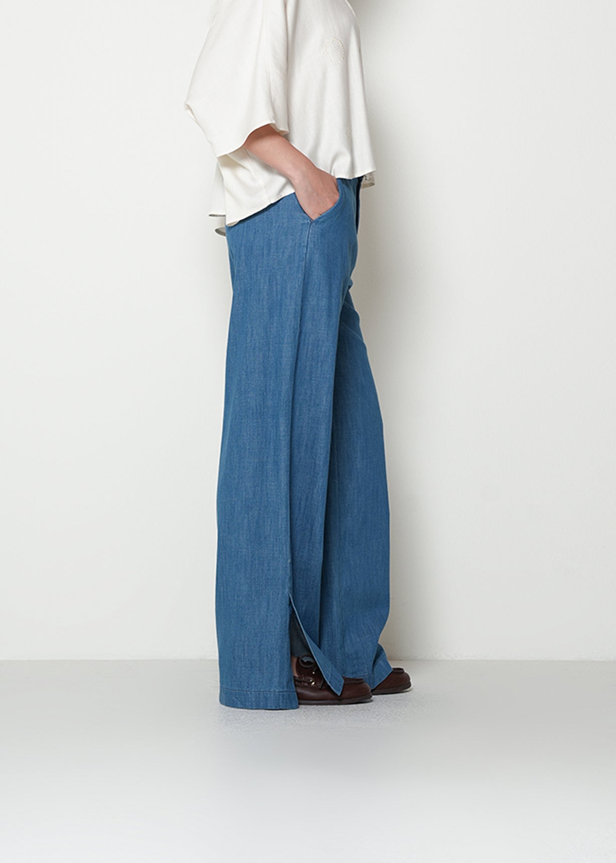 Pantalón amplio tipo denim - Azul 14_032H335_AZU183928_3