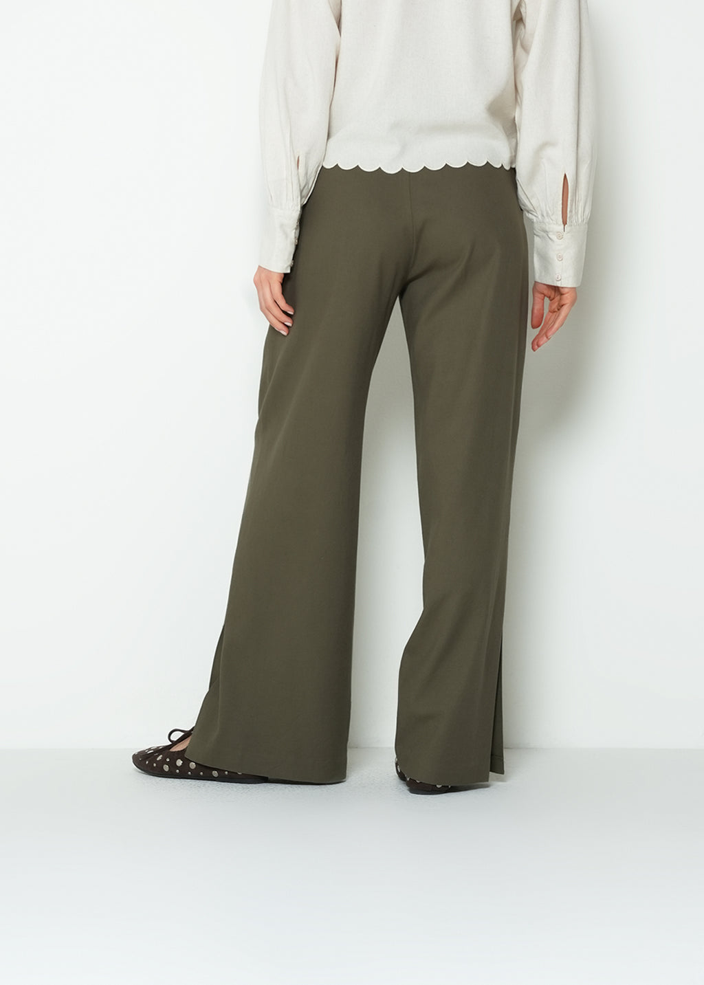 Pantalón wide leg recto - Verde 14_033H320_VER180521_5