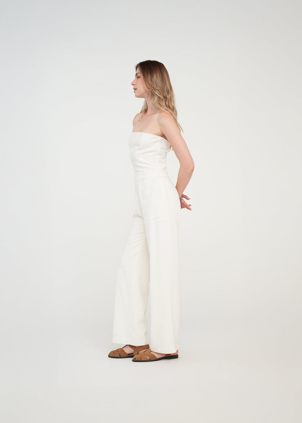 Enterizo largo con strapless - Crudo 14_061H325_CRU110605_5