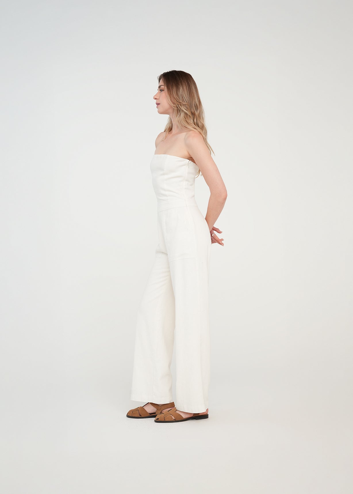 Enterizo largo con strapless - Crudo 14_061H325_CRU110605_5