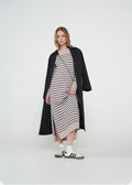 Vestido largo a rayas - Gris 14_072H006_GRI154503_0