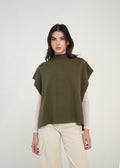 Camisa tejida tipo capa - Verde 14_081H047_VER190515_0