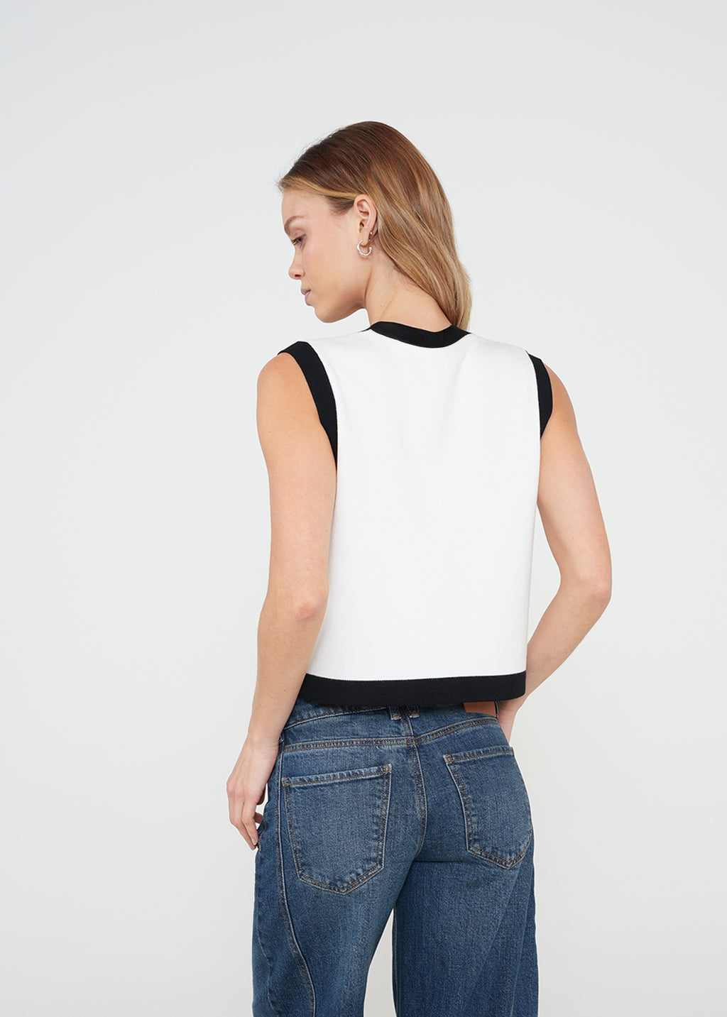 Camiseta tejida tipo chaleco - Crudo 14_082H033_CRU111001_7