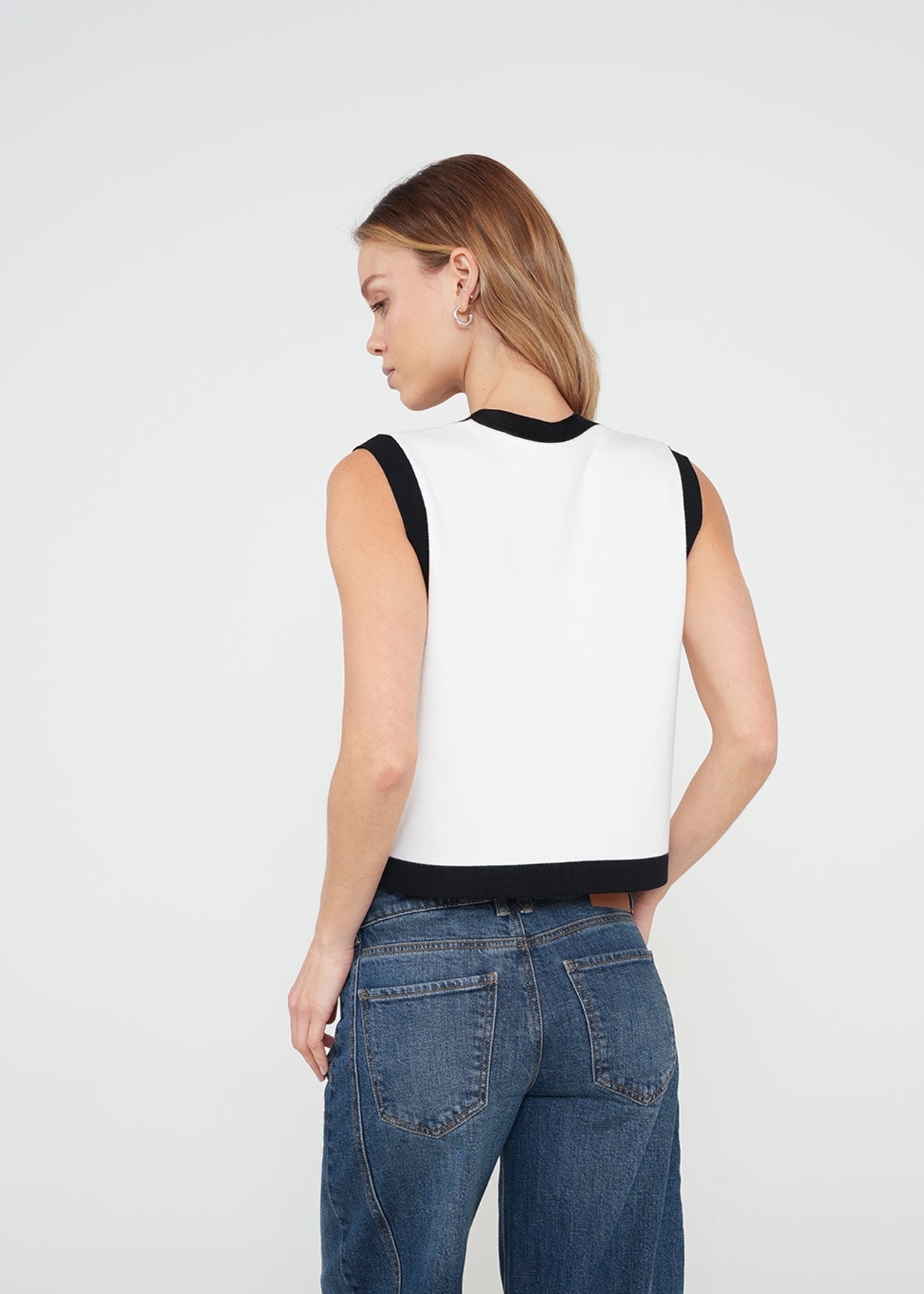 Camiseta tejida tipo chaleco - Crudo 14_082H033_CRU111001_7