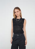 Camiseta tejida con brillo - Negro 14_082H034_NEG193909_0