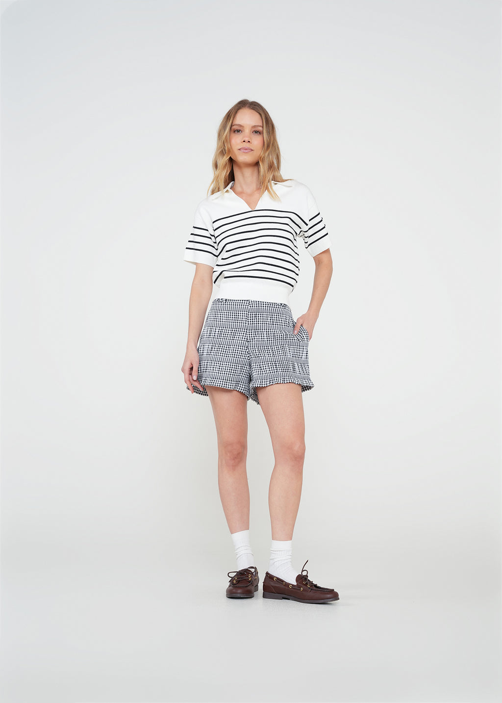 Camiseta tejida a rayas - Crudo 14_082H048_CRU111001_3