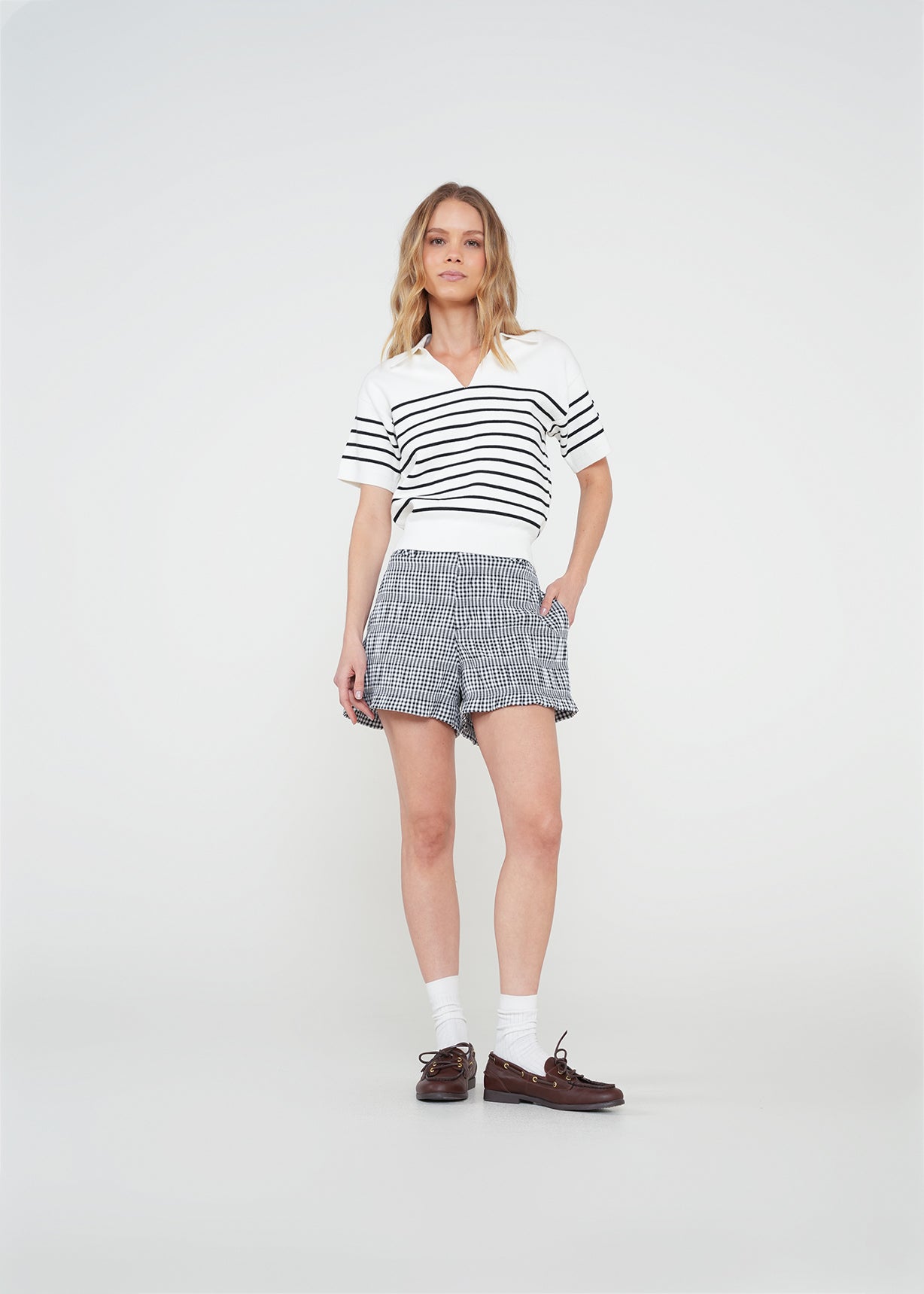 Camiseta tejida a rayas - Crudo 14_082H048_CRU111001_3