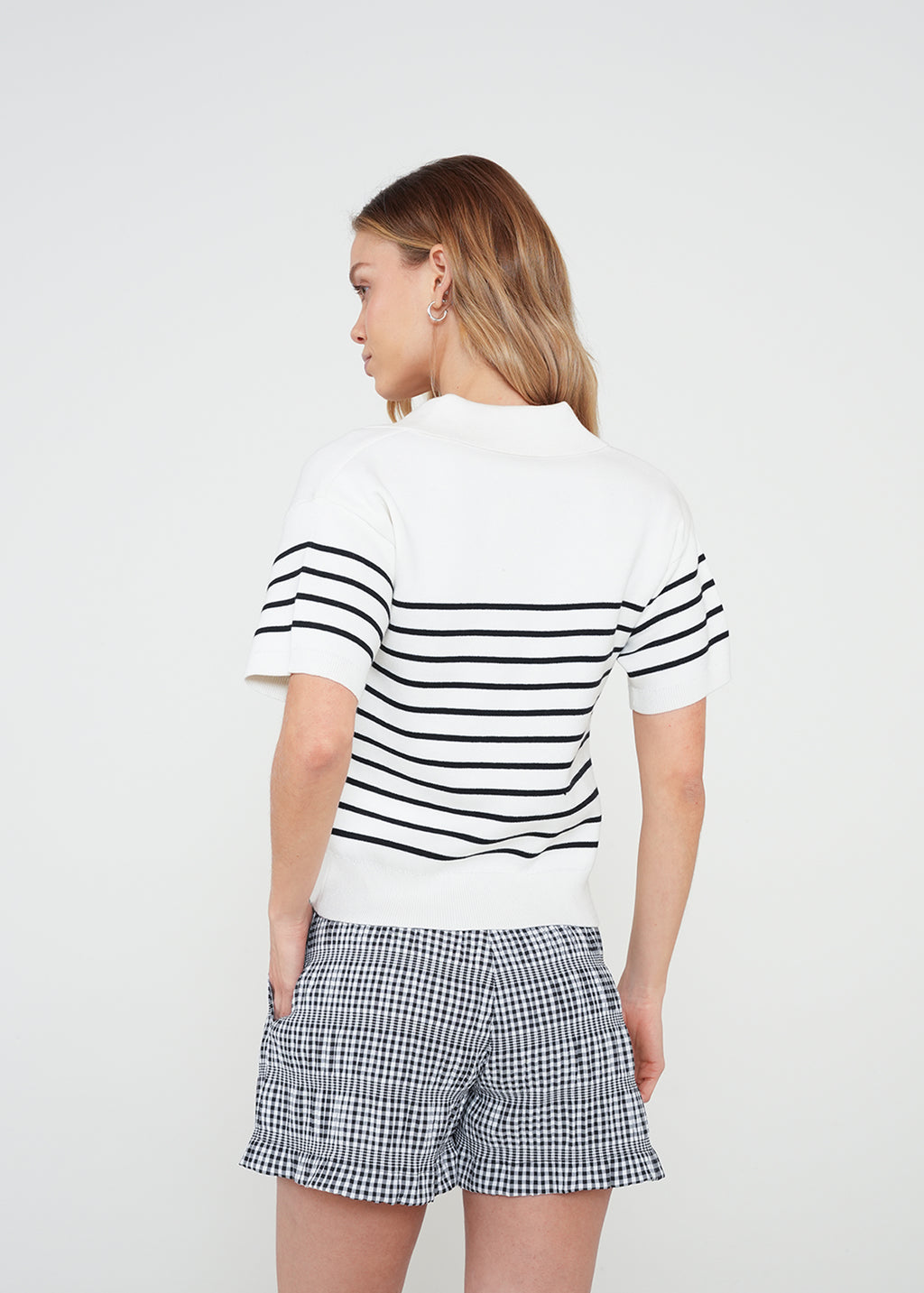 Camiseta tejida a rayas - Crudo 14_082H048_CRU111001_7