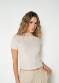 Camiseta fit slim manga corta cuello redondo - Rosa 14_203H006_ROS121107_0