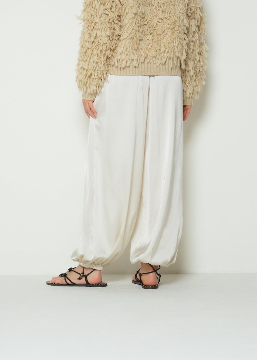 Pantalón wide leg tiro medio cordón - Crudo 14_233H312_CRU110605_7