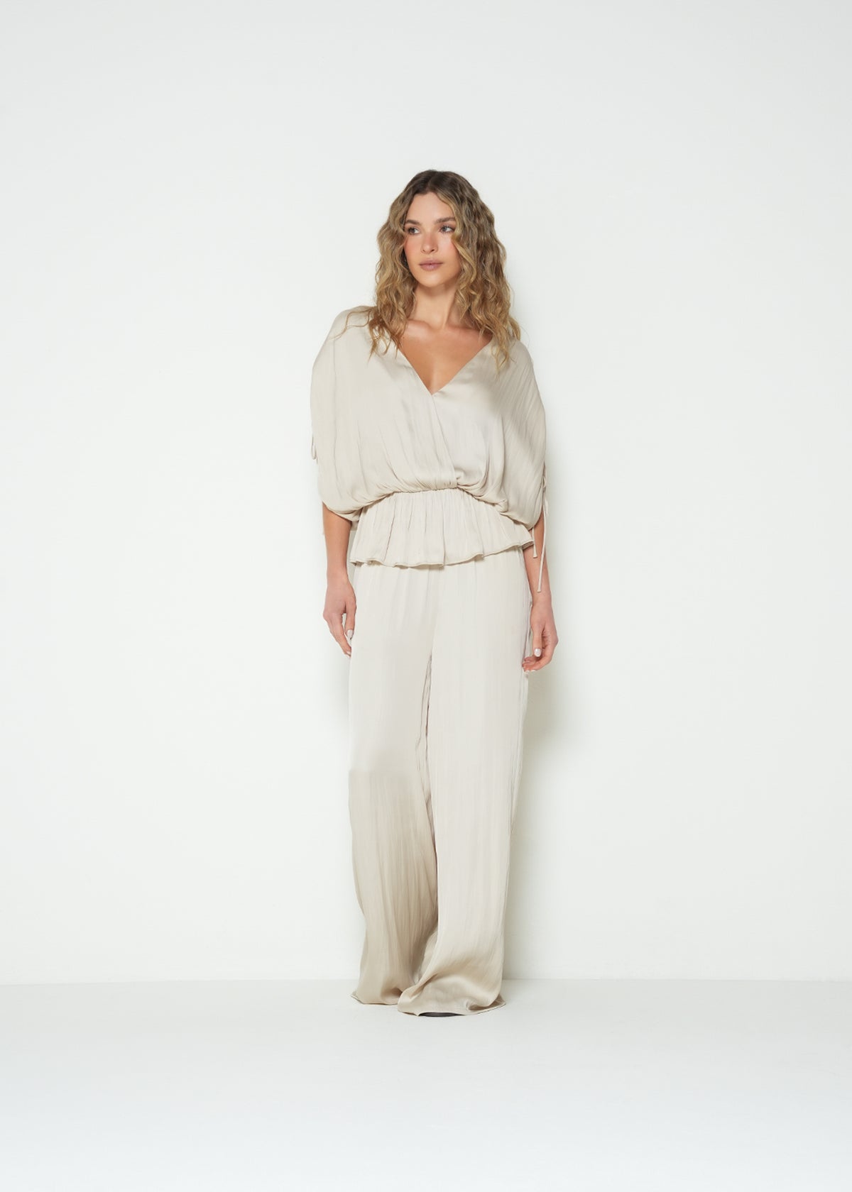 Pantalón wide leg - Beige 14_233H313_BEI141107_3