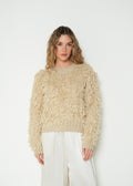 Tejido buzo manga larga cuello redondo - Beige 14_283H015_BEI141107_0
