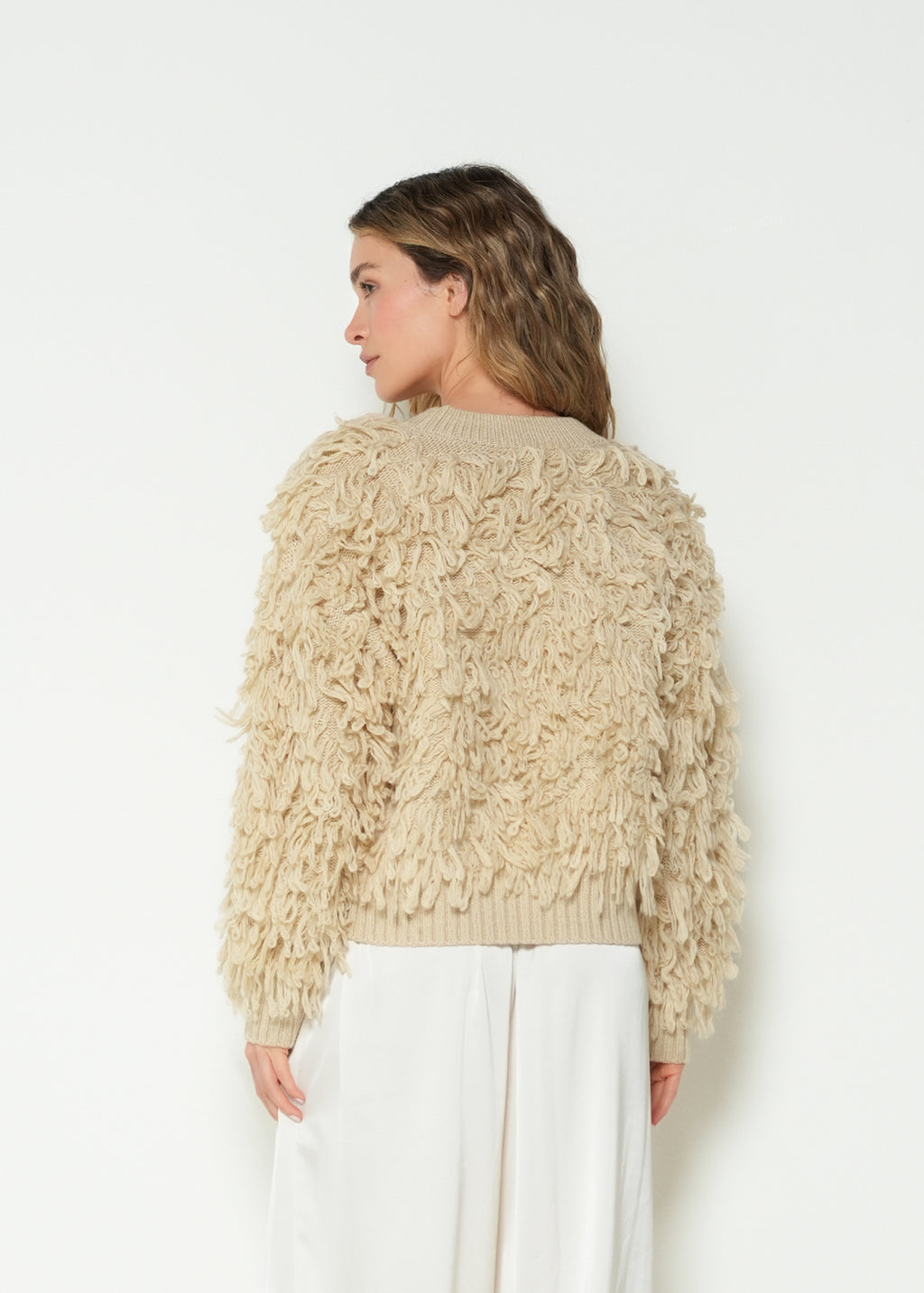 Tejido buzo manga larga cuello redondo - Beige 14_283H015_BEI141107_7