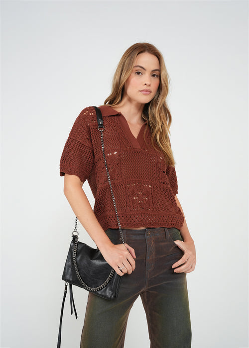 Bolso con cadena y cierre - Negro 14_302H020_NEG193909_3