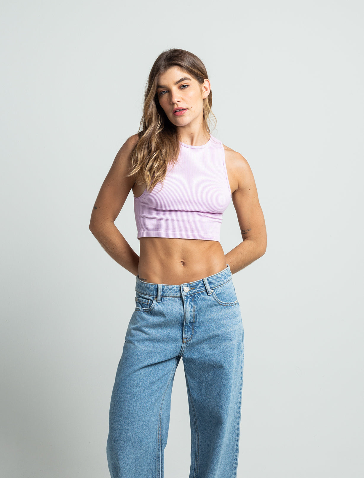 Camiseta manga sisa tipo crop - Morad 14_401F017_MOR163521_4