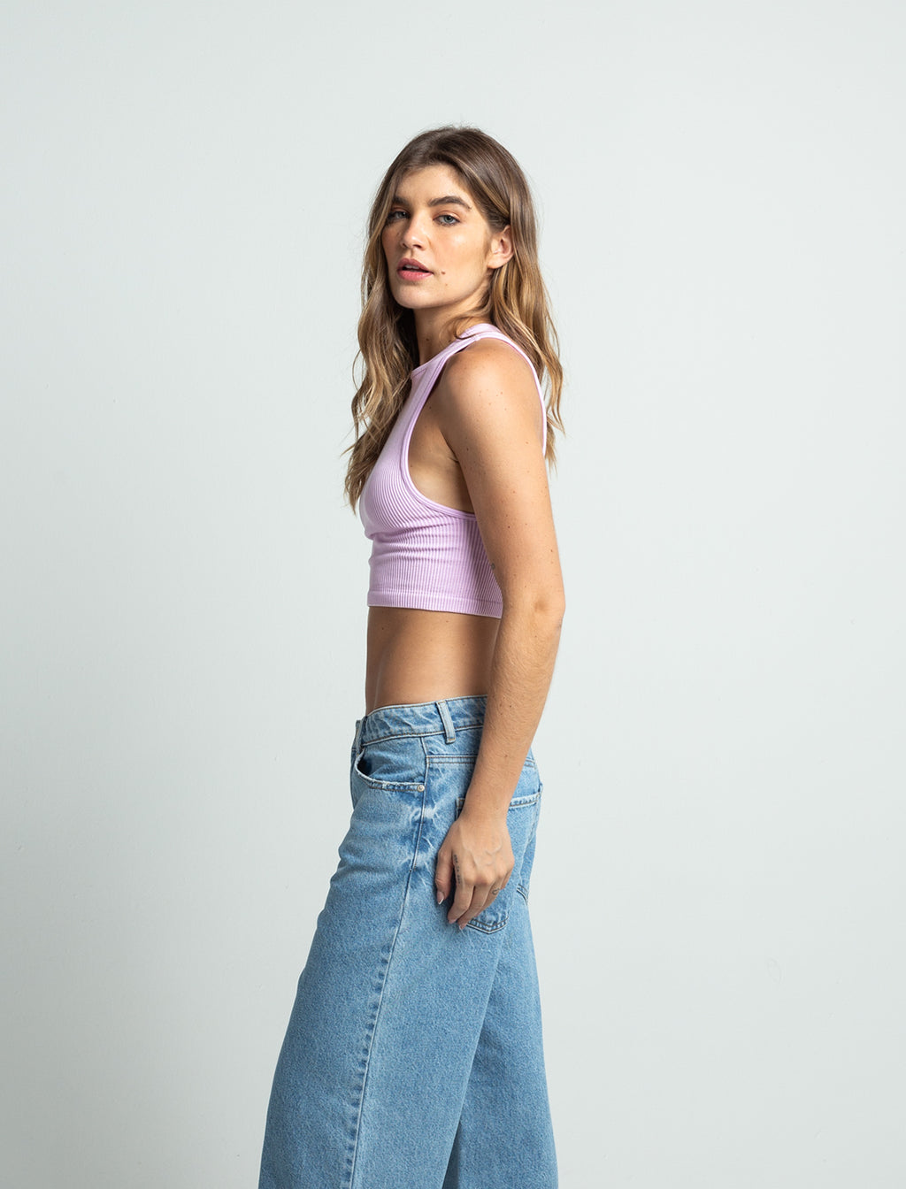 Camiseta manga sisa tipo crop - Morad 14_401F017_MOR163521_6