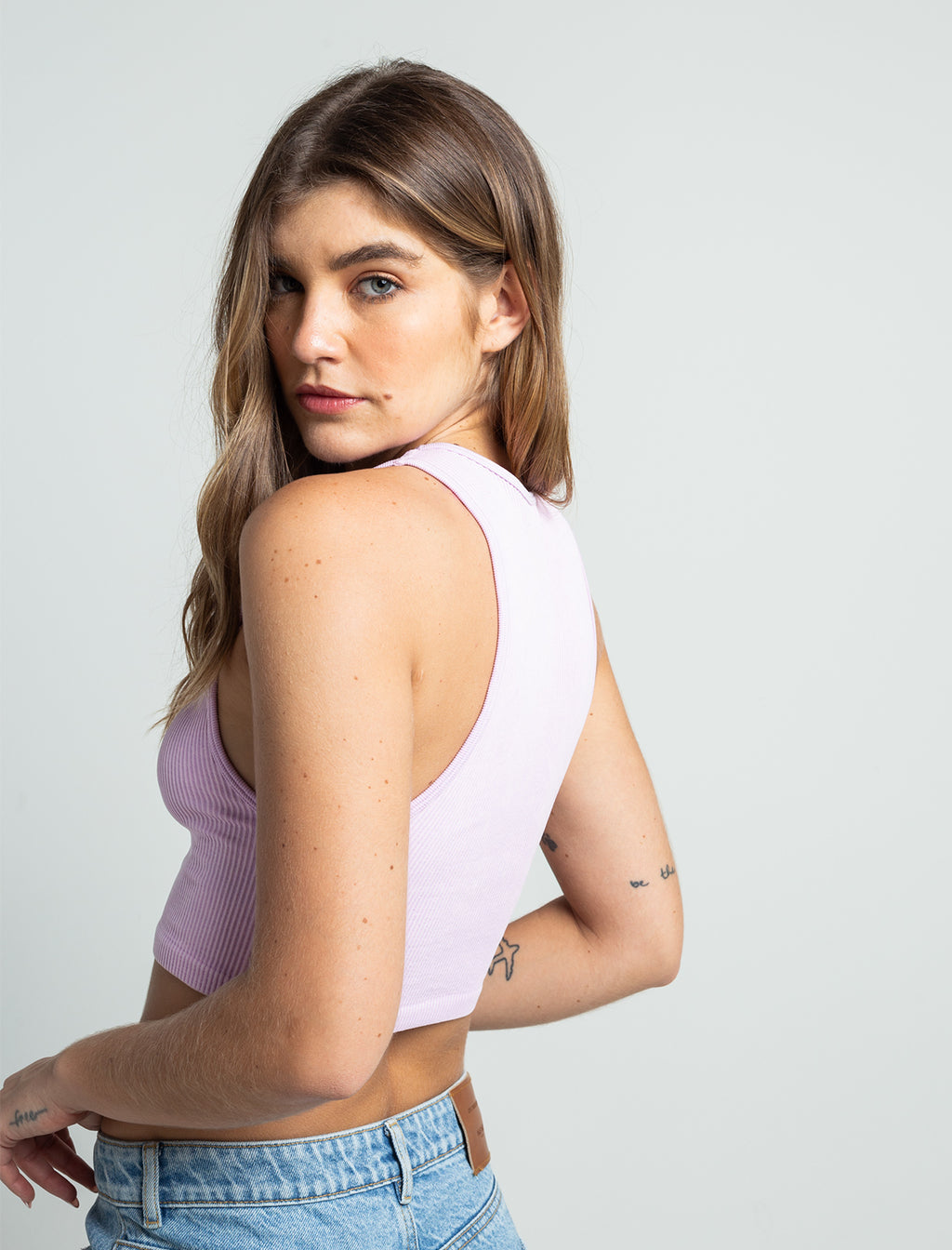 Camiseta manga sisa tipo crop - Morad 14_401F017_MOR163521_7