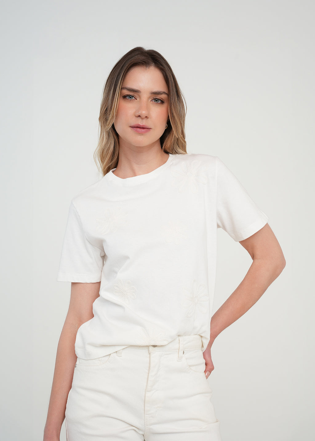 Camiseta manga corta - Crudo 14_401H006_CRU111001_0