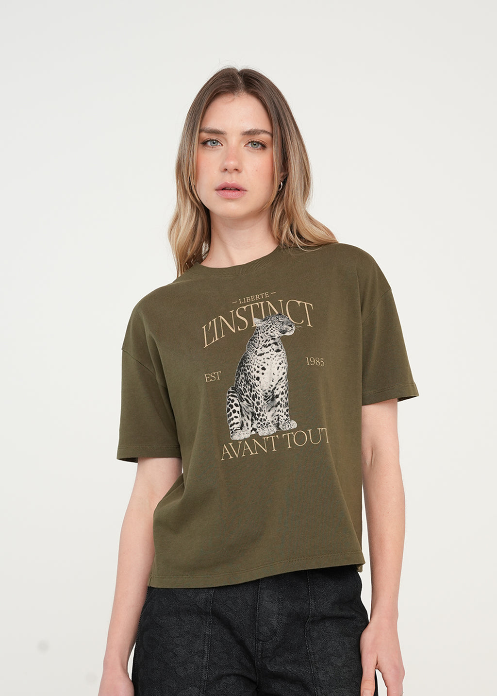 Camiseta básica estampada - Verde 14_401H026_VER190515_0