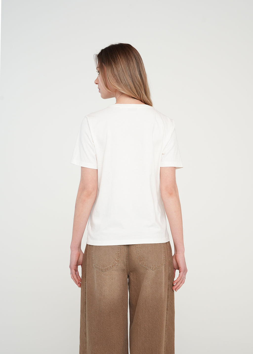 Camiseta estampada con brillo - Crudo 14_401H030_CRU110605_5
