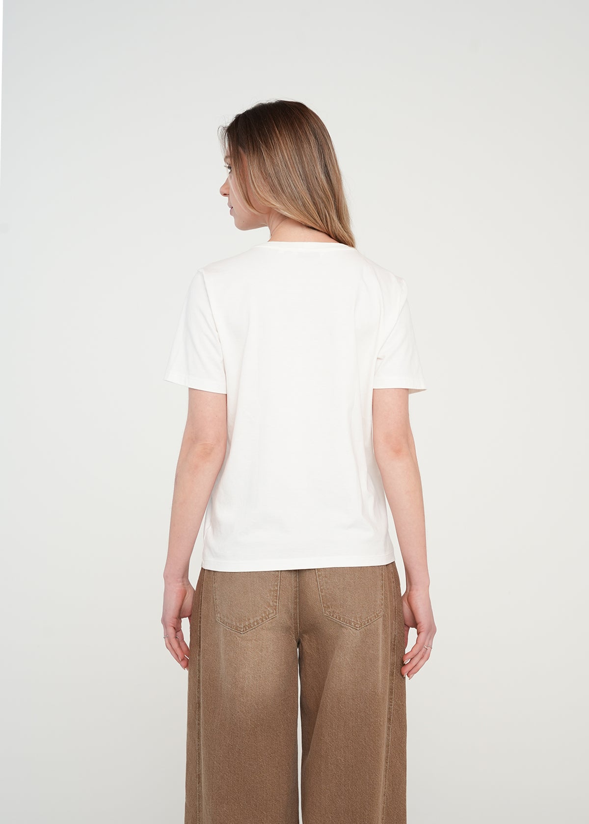 Camiseta estampada con brillo - Crudo 14_401H030_CRU110605_5