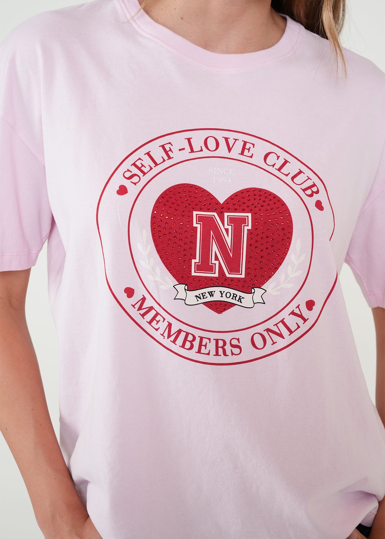 Camiseta básica con logo - Rosa 14_401H055_ROS142806_4