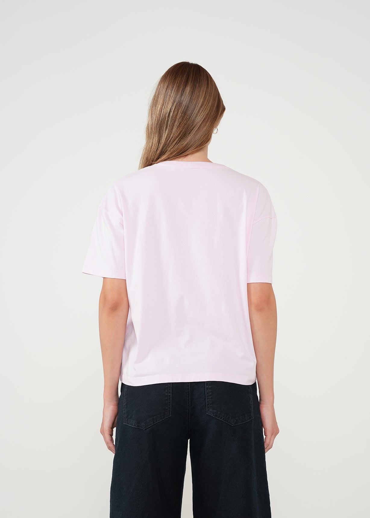 Camiseta básica con logo - Rosa 14_401H055_ROS142806_5