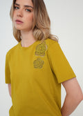 Camiseta manga corta con aplique en hombro - Verde 14_401H099_VER160640_0