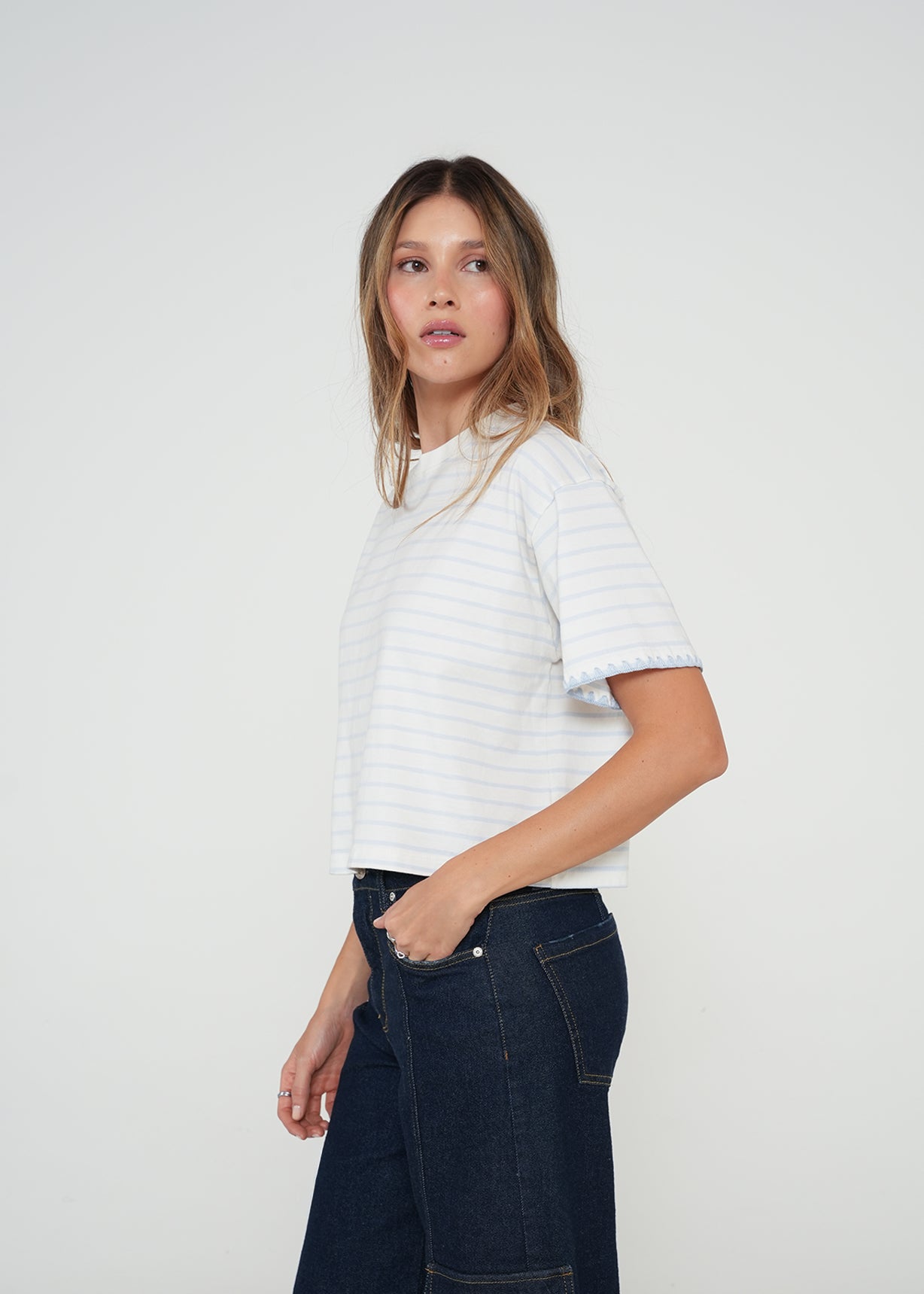 Camiseta básica a rayas - Crudo 14_402H043_CRU110605_5