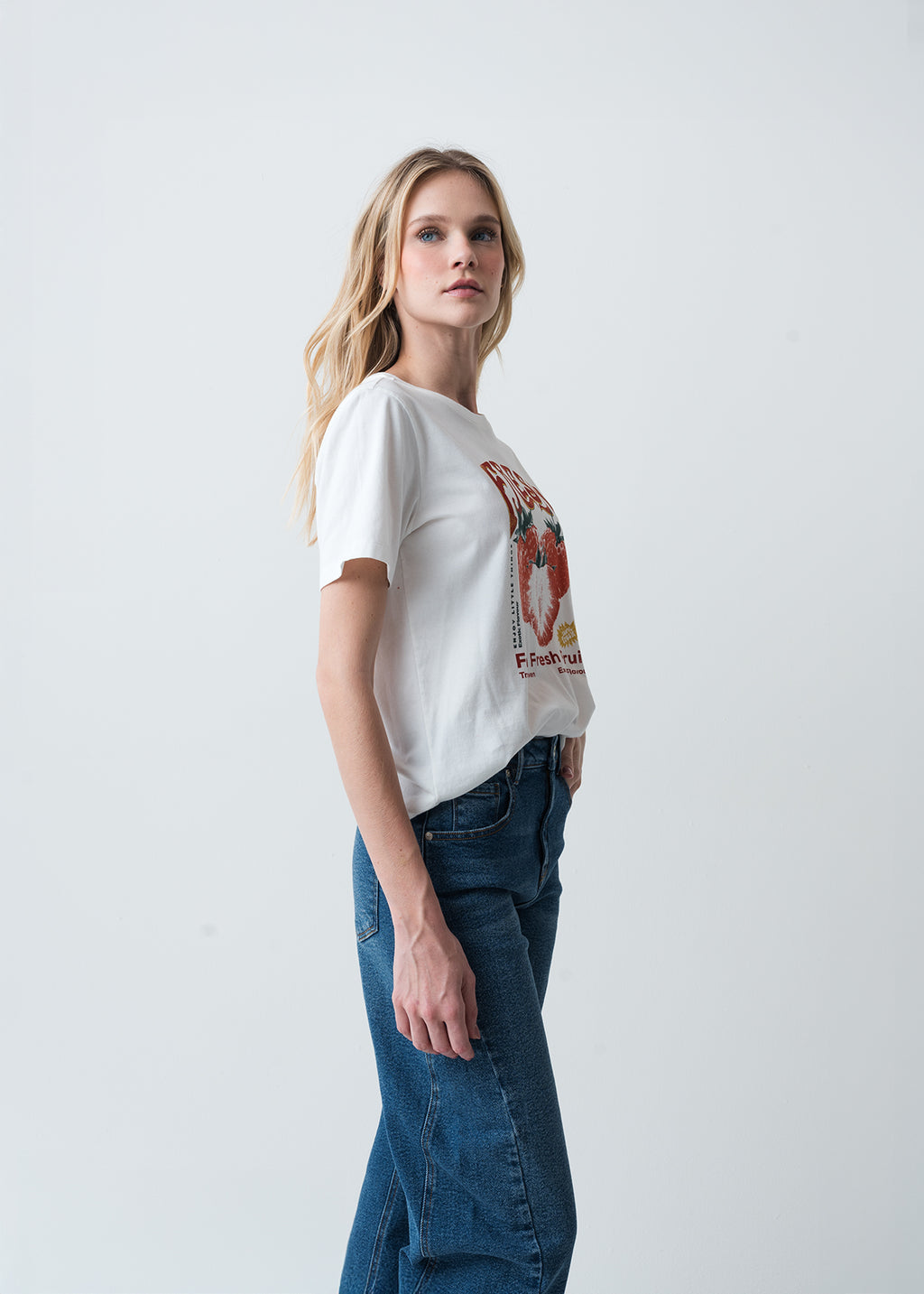 Camiseta manga corta estampada en frente - Crudo 14_403G046_CRU111001_3