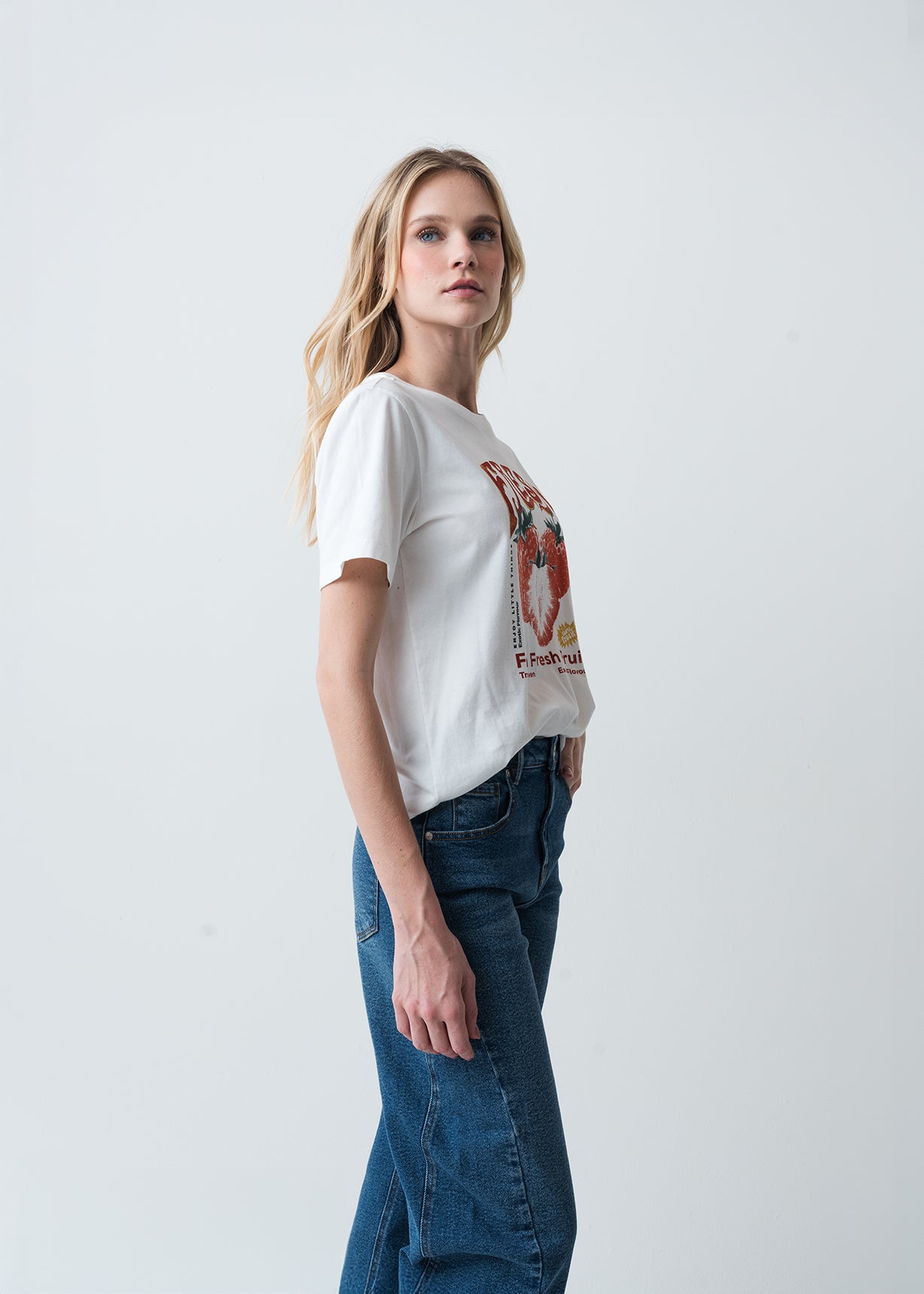 Camiseta manga corta estampada en frente - Crudo 14_403G046_CRU111001_3