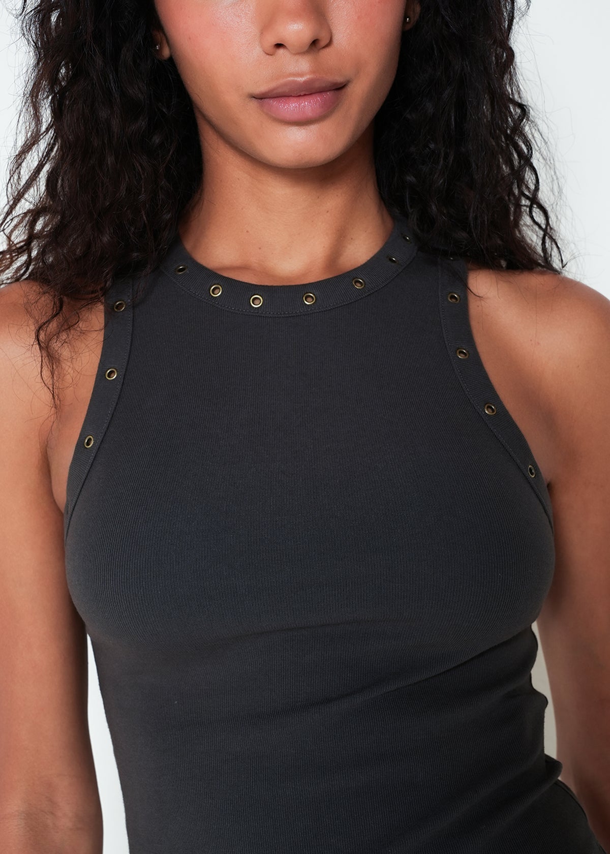 Camiseta slim tiras cuello redondo - Cafe 14_403H002_CAF191101_4