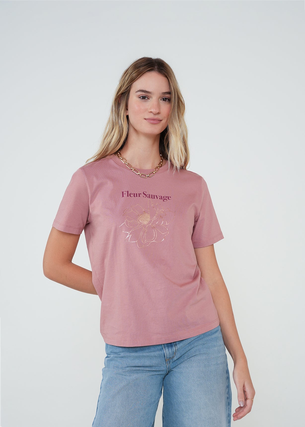 Camiseta básica estampada - Morado 14_405H005_MOR171610_0