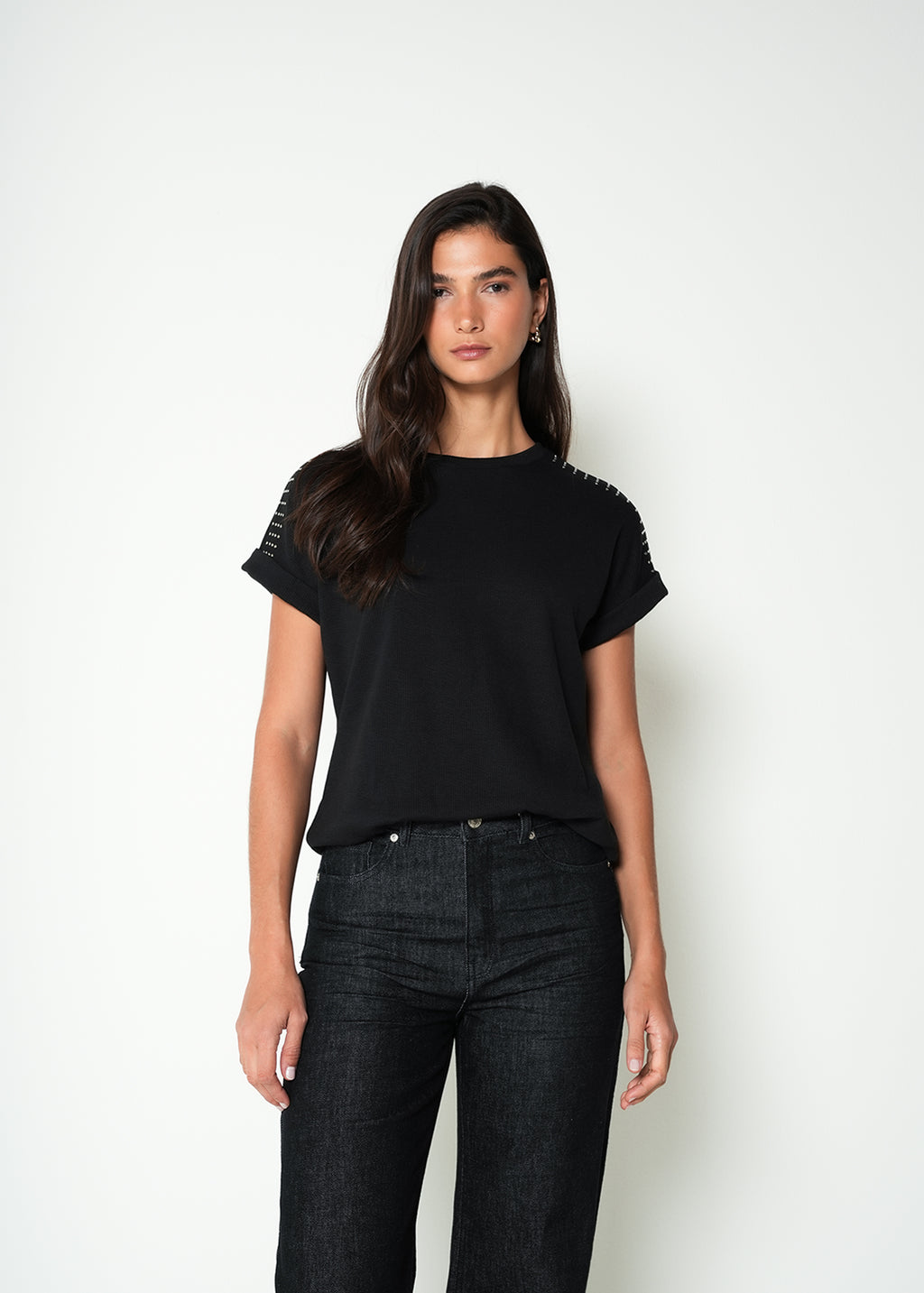 Camiseta manga corta básica - Negro 14_405H034_NEG193909_0