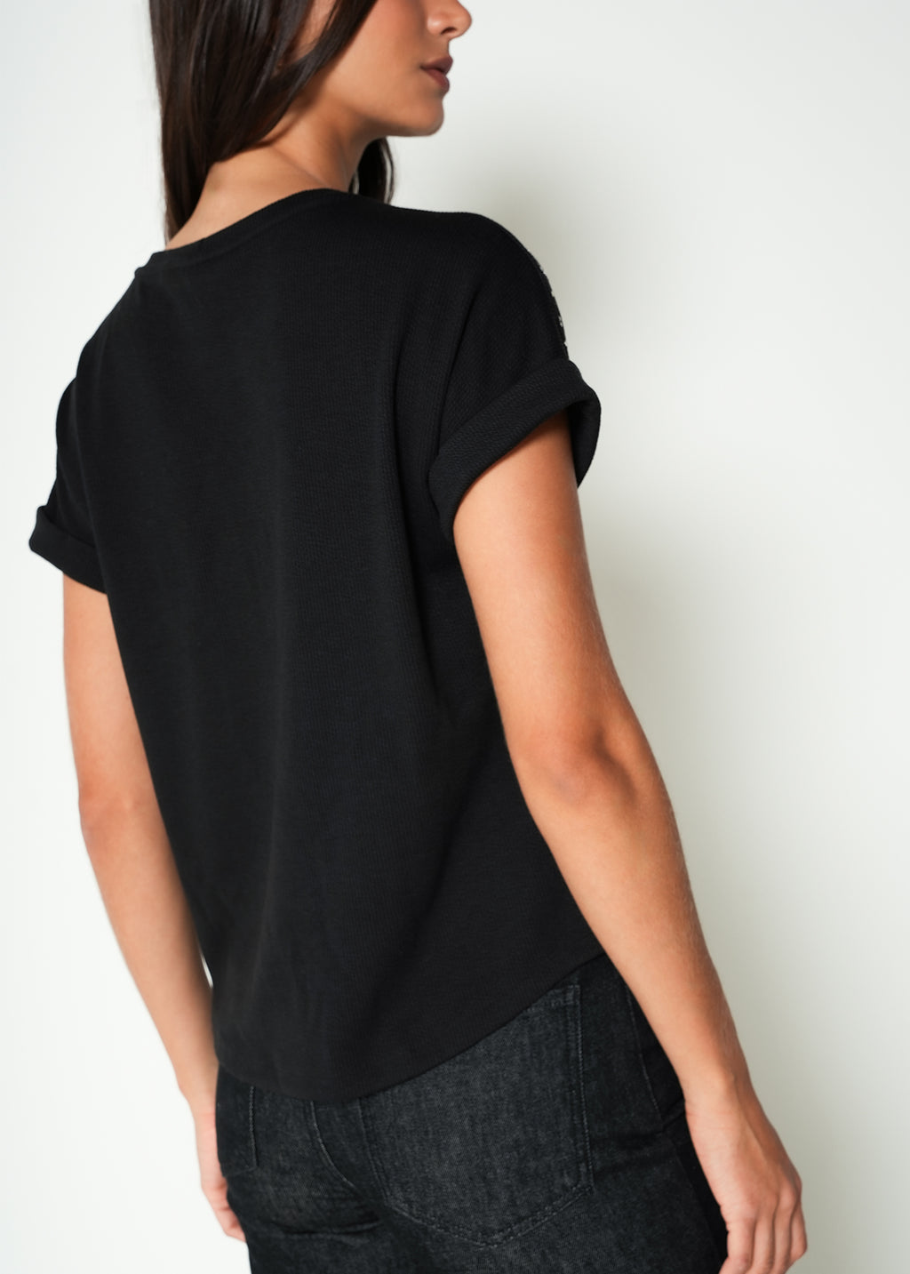 Camiseta manga corta básica - Negro 14_405H034_NEG193909_6