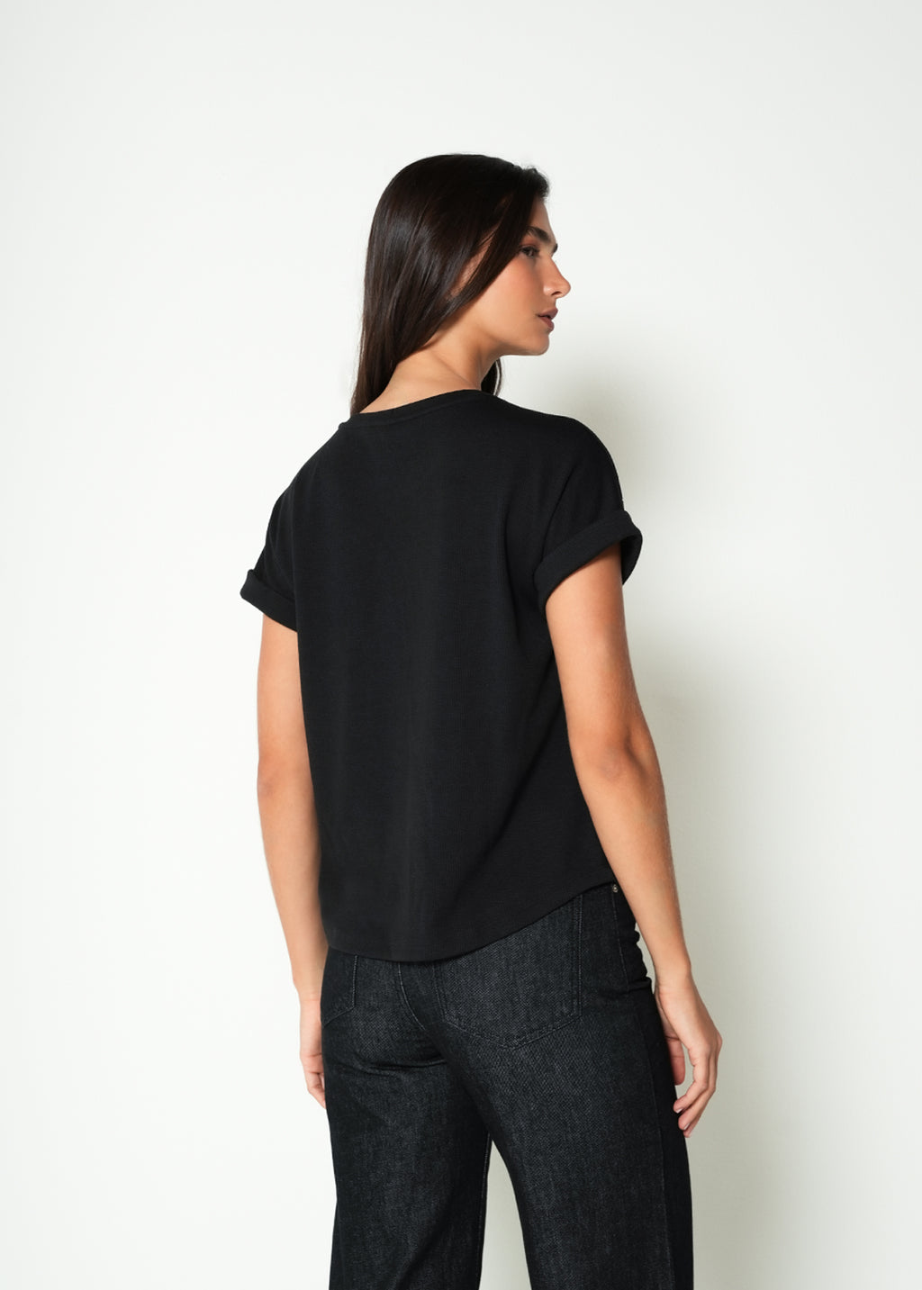 Camiseta manga corta básica - Negro 14_405H034_NEG193909_7